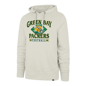 Green Bay Packers 47 Brand Headline Hoodie Small Dune