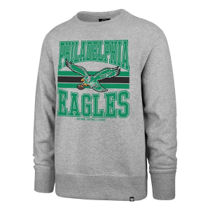 Philadelphia Eagles 47 Brand Headline Crewneck Large Slate