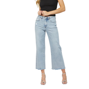Women's Mica Denim Ankle Wide Leg Jeans Blue 28 27