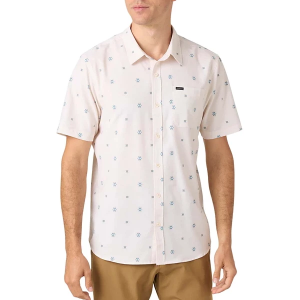 Men's O'Neill Trvlr Traverse Relaxed Fit Print Button Up Shirt Small Cream