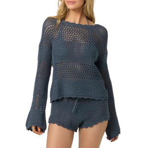 Women's O'Neill Pullover Sweater Consuelo XLarge Slate