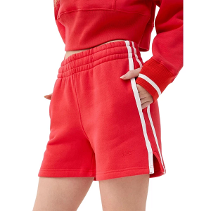 Women's Cream Yoga Dani Sweat Shorts Medium Red