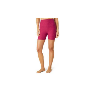 Women's Beyond Yoga Spacedye Keep Pace Biker Shorts XSmall Dragonfruit Sangria