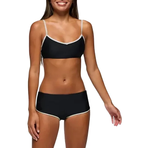 Women's prAna Tropic Kiss Hipster Swim Bottoms Sporty XLarge Black