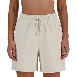 Women's New Balance Athletics French Terry Shorts XSmall Beige