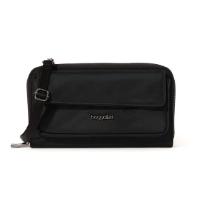 Baggallini RFID Phone Wallet Crossbody Black