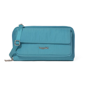 Baggallini RFID Phone Wallet Crossbody Blue