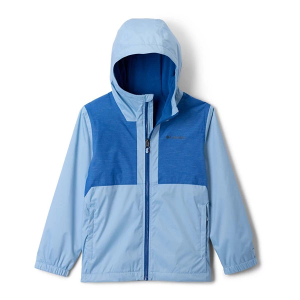 Boys' Columbia Rainy Trails II Rain Jacket Small Ripple Blue