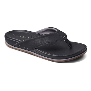 Men's Reef Cushion Bonzer Flip Flop Sandals 13 Black/Gum