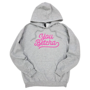 Women's 218 Clothing You Betcha T-Shirt Small Sport Grey