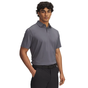 Men's Under Armour Tee To Green Polo Medium Castlerock/White