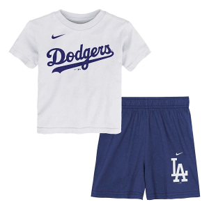 Nike Kids' Los Angeles Dodgers Mesh Logo T-Shirt & Short Set