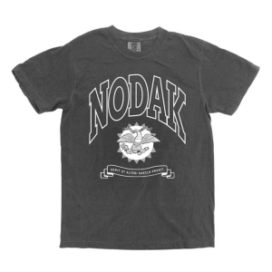 Women's 218 Clothing North Dakota Nodak Flag T-Shirt Medium Steel