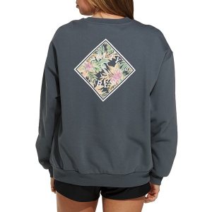 Women's Salty Crew Tippet Crewneck Sweatshirt Small Fin Blue