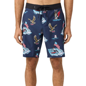 Men's O'Neill Lennox Usa 20 Swim Boardshorts 36 Navy