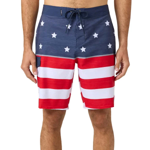Men's O'Neill Lennox Usa 20 Swim Boardshorts 32 Red/White/Blue