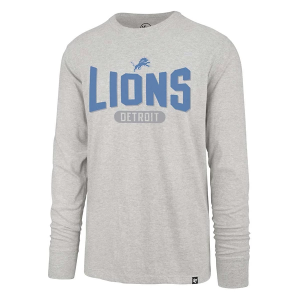 Detroit Lions 47 Brand Outstretch Long Sleeve T-Shirt 2XLarge Grey Heather