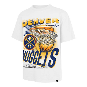 Denver Nuggets Jimbo 47 Brand T-Shirt 2XLarge White