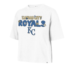 Kansas City Royals Flower Power T-Shirt XLarge White