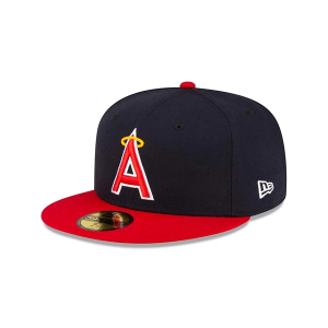 Los Angeles Angels New Era Perfect 59Fifty Fitted Hat 7 1/4 Navy/Red