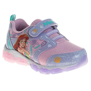 Kids' Josmo Disney The Little Mermaid Light Up Sneakers sneakers-athletic-shoes Little 12Y Regular Pink