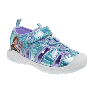 Josmo Disney Frozen Closed Toe Sandals Toddler 9T Light Blue/Lilac