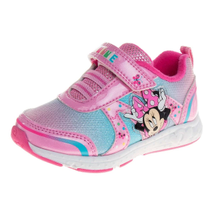 Josmo Disney Minnie Mouse Light Up Sneakers sneakers-athletic-shoes Toddler 7T Regular Pink/Blue