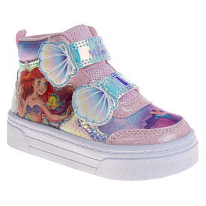 Josmo Disney The Little Mermaid High Top Sneakers sneakers-athletic-shoes Toddler 6T Regular Pink
