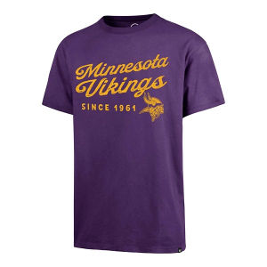 Minnesota Vikings 47 Brand Dusted River T-Shirt Medium Purple