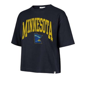 Women's Minnesota Twins City Connect Shale T-Shirt Small Navy