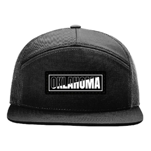 Men's Park Bench Apparel Oklahoma Slash Snapback Hat One Size Black