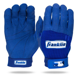 Men's Franklin MLB Pro Classic Baseball Batting Gloves Royal Blue Medium