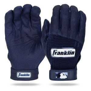 Men's Franklin MLB Pro Classic Baseball Batting Gloves Navy Large