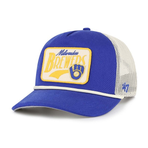 Milwaukee Brewers 47 Brand Emmett Adjustable Hat One Size Royal