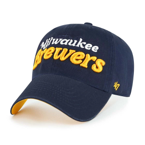 Women's Milwaukee Brewers 47 Brand Pensacola Adjustable Hat One Size Navy