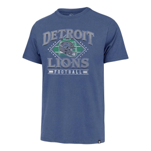 Detroit Lions 47 Brand Field Pass T-Shirt Medium Blue