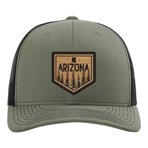 Men's Park Bench Apparel Arizona Tree Snapback Hat One Size Green Black