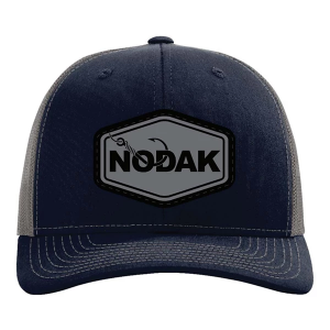 Men's Park Bench Apparel Nodak Fish Snapback Hat One Size Navy Grey Heather