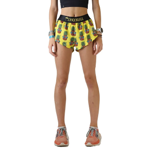 Women's ChicknLegs Split Shorts Small Pineapple