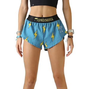 Women's ChicknLegs Split Shorts XSmall Blue Lighting