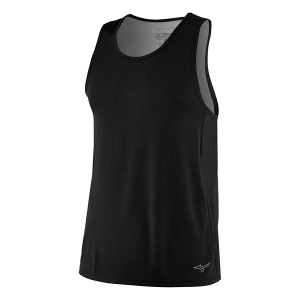 Men's Mizuno Performance Crew Neck Tank Top XLarge Black