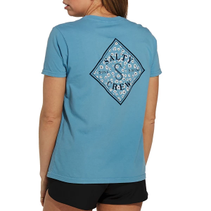 Women's Salty Crew Tippet Boyfriend T-Shirt Medium Laguna Blue