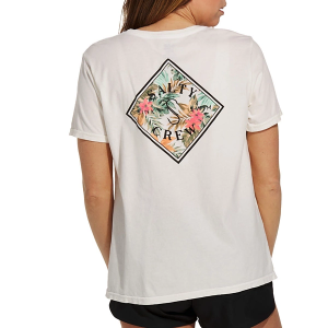 Women's Salty Crew Tippet Boyfriend T-Shirt Large Off White