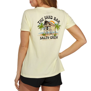 Women's Salty Crew The Sand Bar T-Shirt Medium Banana