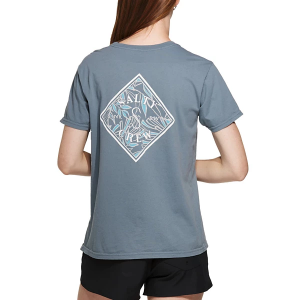 Women's Salty Crew Tippet Boyfriend T-Shirt Large Fin Blue