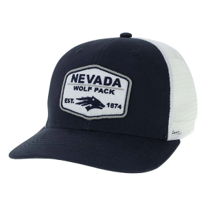 Nevada Wolf Pack Legacy Patch Adjustable Hat One Size Navy/White
