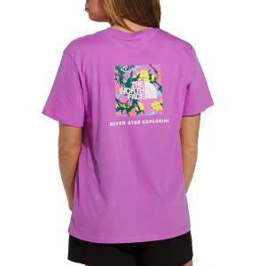 Women's The North Face Box NSE T-Shirt Large Verbena