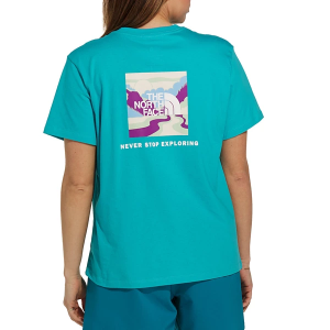 Women's The North Face Box NSE T-Shirt 2XLarge Glactic Blue