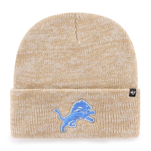 Detroit Lions 47 Brand Brainfreeze Beanie One Size Khaki