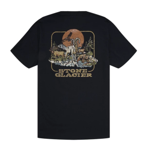 Men's Stone Glacier Food Chain T-Shirt XLarge Black